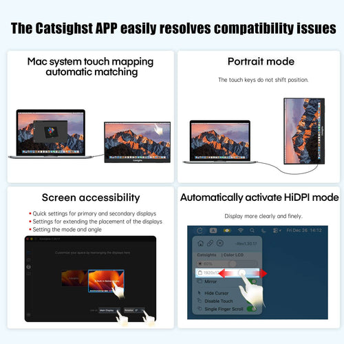 Using your Catsights display with an iPad